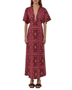 Palm Noosa Jasmine Dress - Red