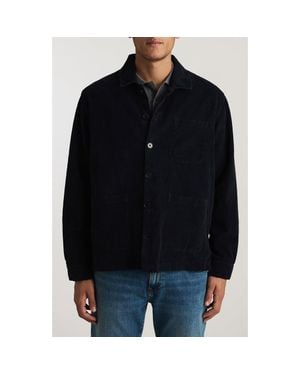 Mavi Corduroy Overshirt - Black