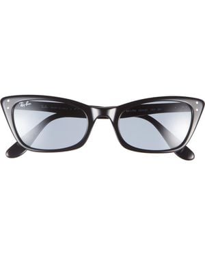 Ray-Ban Lady Burbank 52Mm Cat Eye Sunglasses - Brown