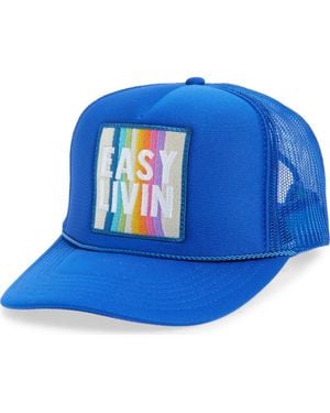 Friday Feelin Easy Livin' Trucker Hat - Blue