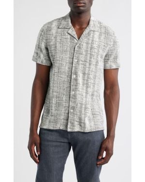 Rails Corrin Knit Camp Shirt - Gray