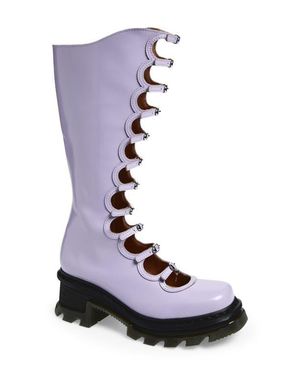 Dr. Martens X Marc Jacobs Kiki Cutout Lug Boot - White