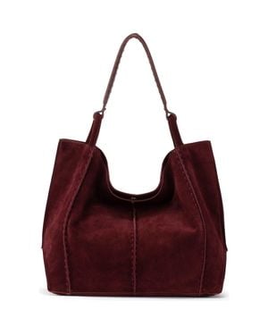 The Sak Los Feliz Large Tote Leather Bag - Red