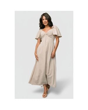 Baltic Born Indie Back Tie Dress - Natural