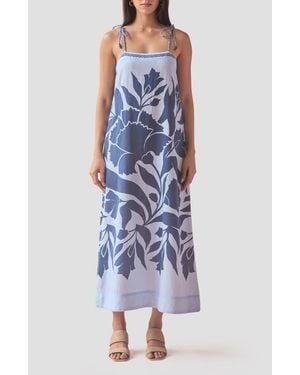Omika Cotton Tillie Maxi - Blue