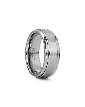 Larson Jewelers Revolution Tungsten Carbide Spinning Band - Gray