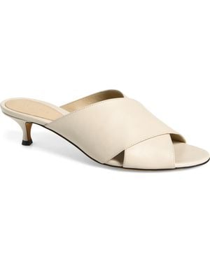 Le Monde Beryl Luca Kitten Heel Slide Sandal (Nordstrom Exclusive) - White