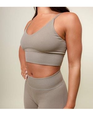 while on earth™ Aura Bra - Gray