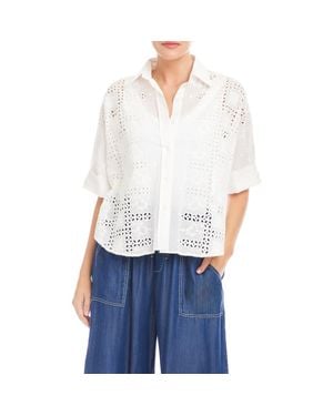 Fifteen Twenty Alisa Eyelet Shirt - White