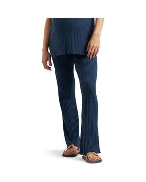 Ripe Maternity Sienna Rib Knit Pant - Blue