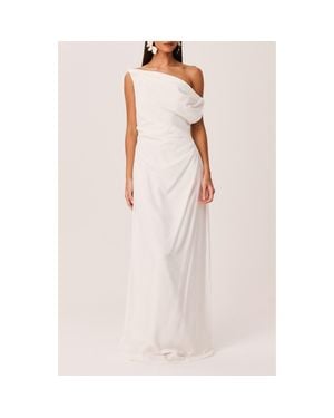 SNDY'S Clemence Off The Shoulder Maxi Dress - Pink