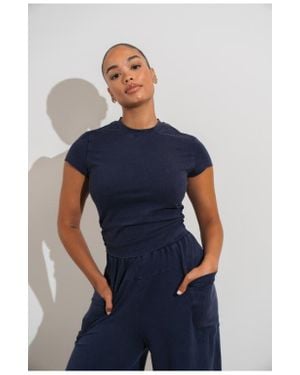 Vitaly Essence Scrunch Tee - Blue