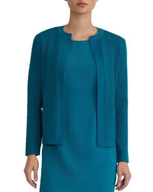 Kasper Kissing Front Cardigan - Blue
