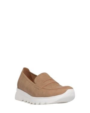 Wolky Snoafer Platform Wedge Penny Loafer - Brown