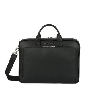 Luis Steven Laptop Briefcase - Black
