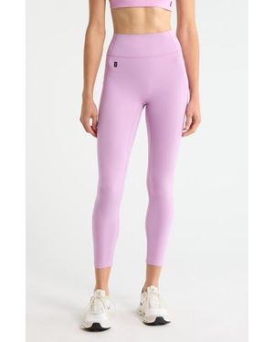 On Shoes High Waist 7/8 Studio Tights - Pink