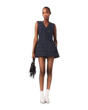 Maje Playsuit Dress - Blue