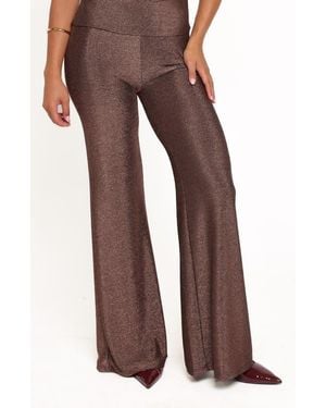 Petal & Pup Sydney Wide Leg Pants - Brown