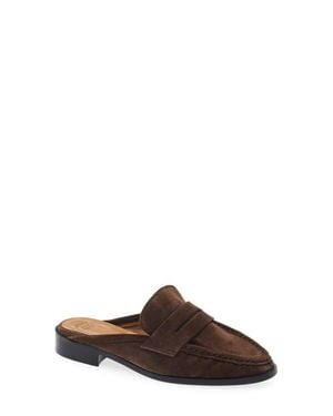 Atp Atelier Capriana Leather Flat Mule - Brown