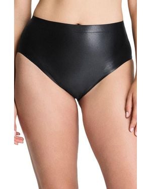 Spanx Spanxshape Luxeshine Briefs - Black