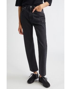 Loulou de Saison Jude Straight Leg Jeans - Black