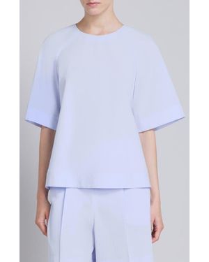 MM by Max Mara Ridente Cotton Top - White