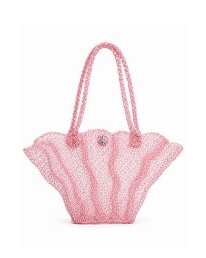 BrunnaCo The Arus Mesh Wire Bag - Pink