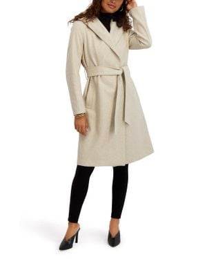 Kensie Hooded Coat - Natural
