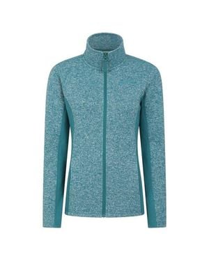 Mountain Warehouse Idris Paneled Fleece Jacket - Blue