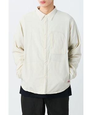 Snow Peak Flexible Insulated Water Repellent Shirt Jacket - White