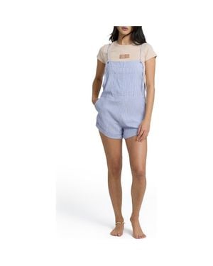 Billabong Wild Pursuit Short Overalls - Blue