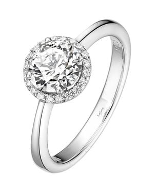 Lafonn Birthstone Halo Ring - Metallic