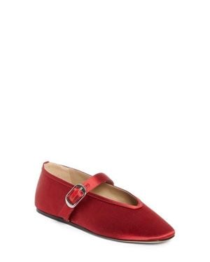 Le Monde Beryl Stella Mary Jane Flat - Red