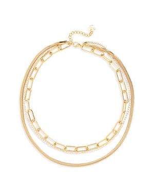 BRACHA Lexie Layered Necklace - Metallic