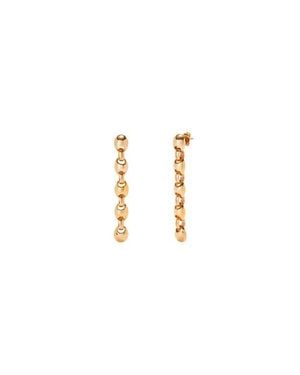 Uno De 50 Long Earrings Plated - Metallic