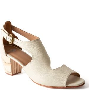 Fortress Victoria Naya Open Toe Pump - Metallic