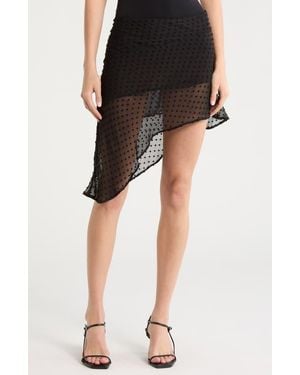 Bella Venice The Harley Asymmetric Miniskirt - Black