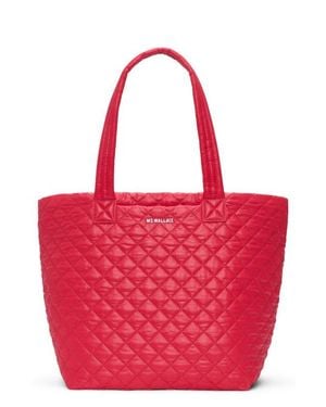 MZ Wallace Medium Metro Deluxe Tote - Red