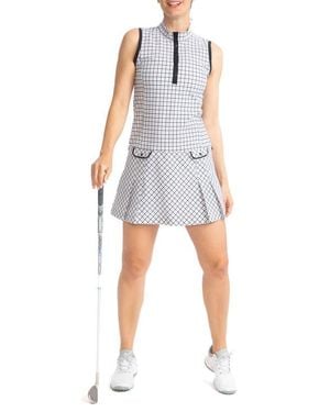 KINONA Mic Drop Check Sports Dress - Blue