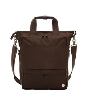 Token Waxed Nylon Fordham Convertible Backpack - Brown