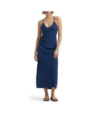 Lee Jeans Denim Maxi Slipdress - Blue