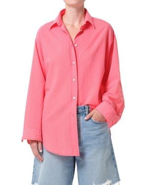Agolde Sona Shirt - Pink