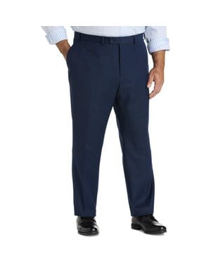 JV Reflex Big & Tall Classic Suit Pants - Blue