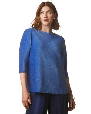 Jessica London Shimmer Tee - Blue