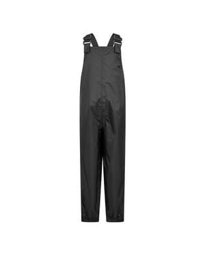 Mountain Warehouse Childrens/Kids Pakka Waterproof Overalls - Black