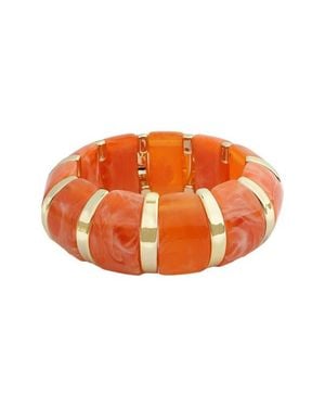 Panacea Dome Stretch Bracelet - Orange