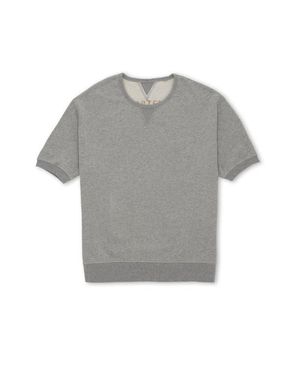 Fortela Ohio Brushed Jersey Short Sleeve Sweatshirt - Gray