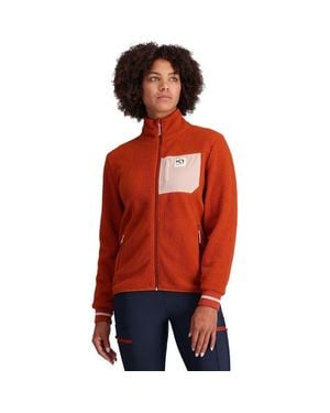 Kari Traa Rothe Midlayer Jacket - Red