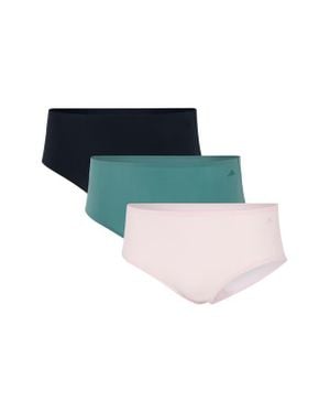 adidas Set Of 3 Hipster Briefs - Black