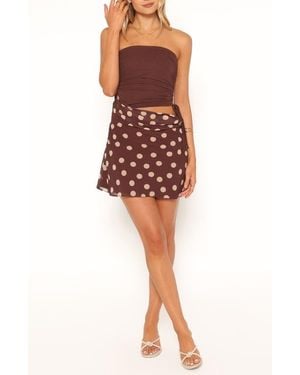Petal & Pup Imani Strapless Minidress - Red